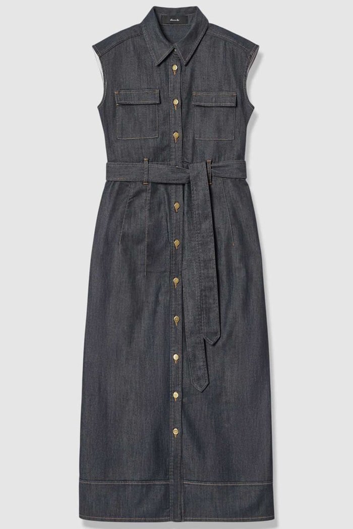 【アルアバイル/allureville】のシャンブレーデニムライクワンピース インテリア・キッズ・メンズ・レディースファッション・服の通販 founy(ファニー) https://founy.com/ ファッション Fashion レディースファッション Fashion for Women ワンピース Dresses チュニック Tunic Tops & Dresses ギャザー Gathered, Ruffled コンパクト Compact, Small Size シューズ Shoes, Footwear チュニック Tunic, Long Top デニム Denim, Jeans Material ノースリーブ Sleeveless, No-Sleeve フェミニン Feminine, Girly フラット Flat, Flat Shoes フラップ Flap, Flap Pocket フロント Front, Front Design ポケット Pocket, Pocket Detail ロング Long, Long-Length おすすめ Recommended / Our Picks エレガント 上品 Elegant 新作・新入荷 New Arrivals / New In |ID: prp329100004910340 ipo3291000000036785694