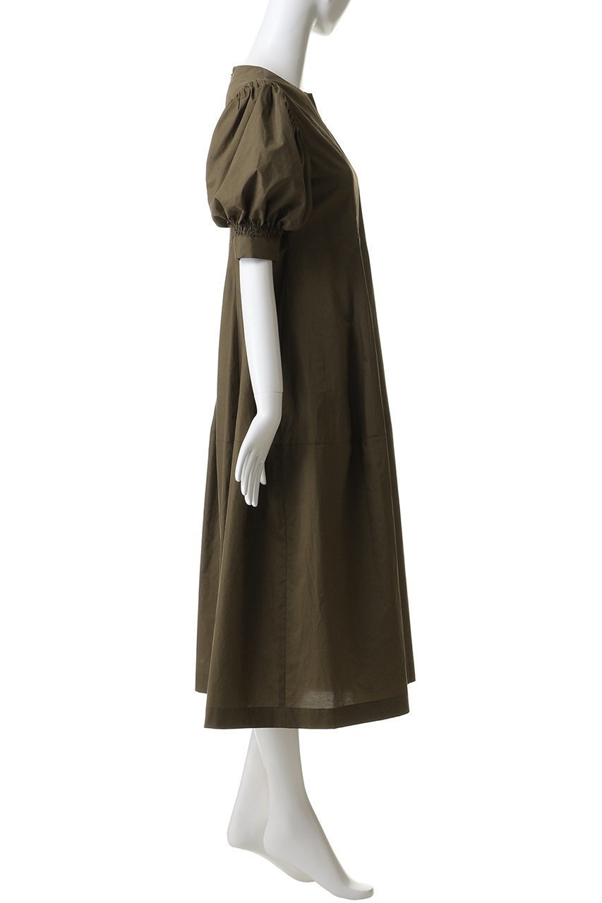 【ランバン オン ブルー/LANVIN en Bleu】のタイプライターパフスリーブワンピース 人気、トレンドファッション・服の通販 founy(ファニー) 　ファッション　Fashion　レディースファッション　Fashion for Women　ワンピース　Dresses　チュニック　Tunic Tops & Dresses　スリーブ　Sleeve, Long Sleeve / Short Sleeve　タイプライター　Typewriter Fabric, Crisp Cotton　チュニック　Tunic, Long Top　フェミニン　Feminine, Girly　ロング　Long, Long-Length　夏　Summer　新作・新入荷　New Arrivals / New In　春　Spring　S/S・春夏　SS, Spring/Summer, Warm Season　other-3|ID: prp329100004910341 ipo3291000000036785707