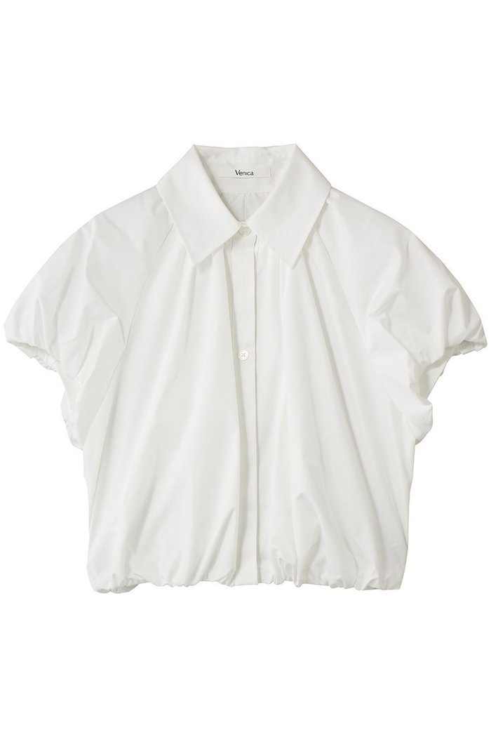 【ヴェニカ/Venica】のpuff sleeve gather blouse インテリア・キッズ・メンズ・レディースファッション・服の通販 founy(ファウニー) https://founy.com/ ファッション Fashion レディースファッション Fashion for Women トップス・カットソー Cut & Sew Tops シャツ・ブラウス・オフィスカジュアル Elegant Blouses & Button-Ups おすすめ Recommended / Our Picks ギャザー Gathered, Ruffled コンパクト Compact, Small Size ショート Short, Short Length スリーブ Sleeve, Long Sleeve / Short Sleeve ワイド Wide, Wide Fit 夏 Summer 春 Spring S/S・春夏 SS, Spring/Summer, Warm Season |ID: prp329100004910348 ipo3291000000036785784