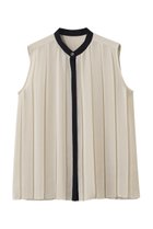 【ティアラ/Tiara】のバイカラープリーツトップス アイボリー|ID: prp329100004910349 ipo3291000000036785796