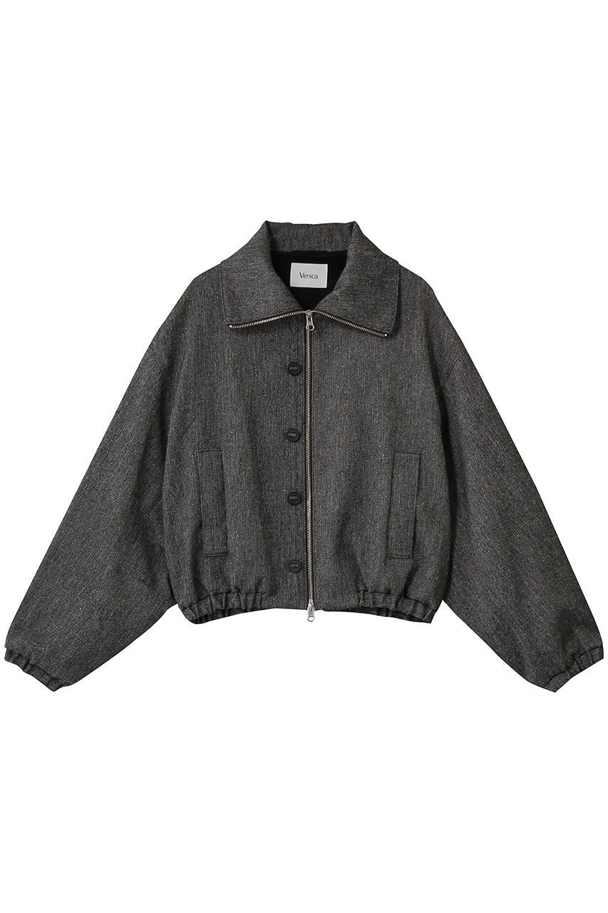 【ヴェニカ/Venica】のLeon Croped work blouson 人気、トレンドファッション・服の通販 founy(ファニー) 　ファッション　Fashion　レディースファッション　Fashion for Women　アウター　Coat / Outerwear Collection　レディースジャケット・軽アウター　Jackets　ブルゾンジャケット・スポーティアウター　Blouson Jackets　クロップド　Cropped, Short Length　ジャケット　Jacket, Outerwear　スタンド　Stand Collar, Upright Stand　バランス　Balance, Style Balance　フィット　Fit, Slim Fit　ブルゾン　Blouson, Bomber Jacket　ボトム　Bottoms, Lower Wear　ワイド　Wide, Wide Fit　エレガント 上品　Elegant　新作・新入荷　New Arrivals / New In　 other-1|ID: prp329100004910350 ipo3291000000036785803