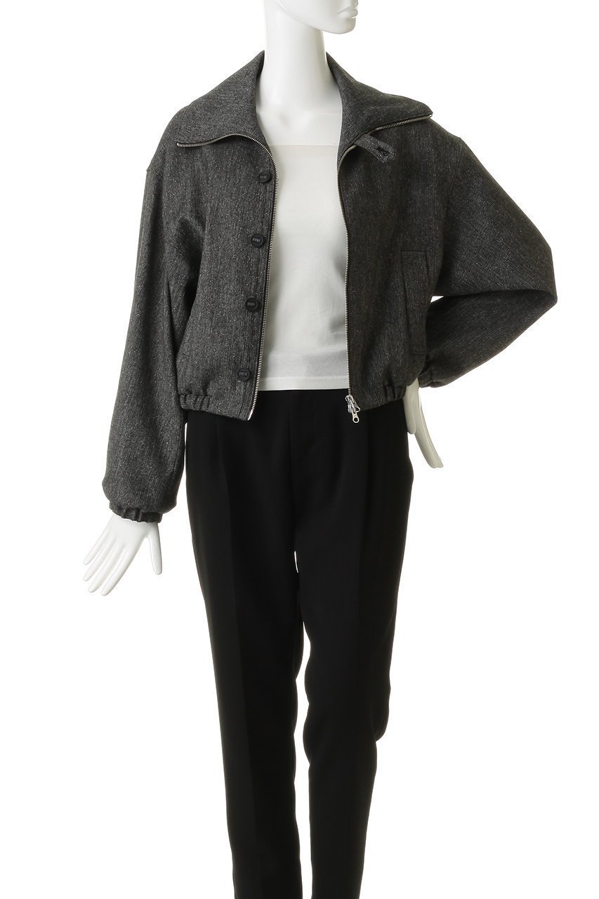 【ヴェニカ/Venica】のLeon Croped work blouson 人気、トレンドファッション・服の通販 founy(ファニー) 　ファッション　Fashion　レディースファッション　Fashion for Women　アウター　Coat / Outerwear Collection　レディースジャケット・軽アウター　Jackets　ブルゾンジャケット・スポーティアウター　Blouson Jackets　クロップド　Cropped, Short Length　ジャケット　Jacket, Outerwear　スタンド　Stand Collar, Upright Stand　バランス　Balance, Style Balance　フィット　Fit, Slim Fit　ブルゾン　Blouson, Bomber Jacket　ボトム　Bottoms, Lower Wear　ワイド　Wide, Wide Fit　エレガント 上品　Elegant　新作・新入荷　New Arrivals / New In　other-8|ID: prp329100004910350 ipo3291000000036785812