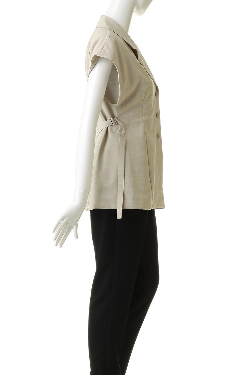 【ヴェニカ/Venica】のJeanne Power sholder shape jacket 人気、トレンドファッション・服の通販 founy(ファニー) 　ファッション　Fashion　レディースファッション　Fashion for Women　アウター　Coat / Outerwear Collection　レディースジャケット・軽アウター　Jackets　シェイプ　Shape, Slim Fit　ショルダー　Shoulder, Shoulder Strap　ジャケット　Jacket, Outerwear　フォルム　Silhouette, Form　ベスト　Vest, Waistcoat　マニッシュ　Mannish, Boyish　夏　Summer　新作・新入荷　New Arrivals / New In　春　Spring　S/S・春夏　SS, Spring/Summer, Warm Season　other-3|ID: prp329100004910351 ipo3291000000036785817