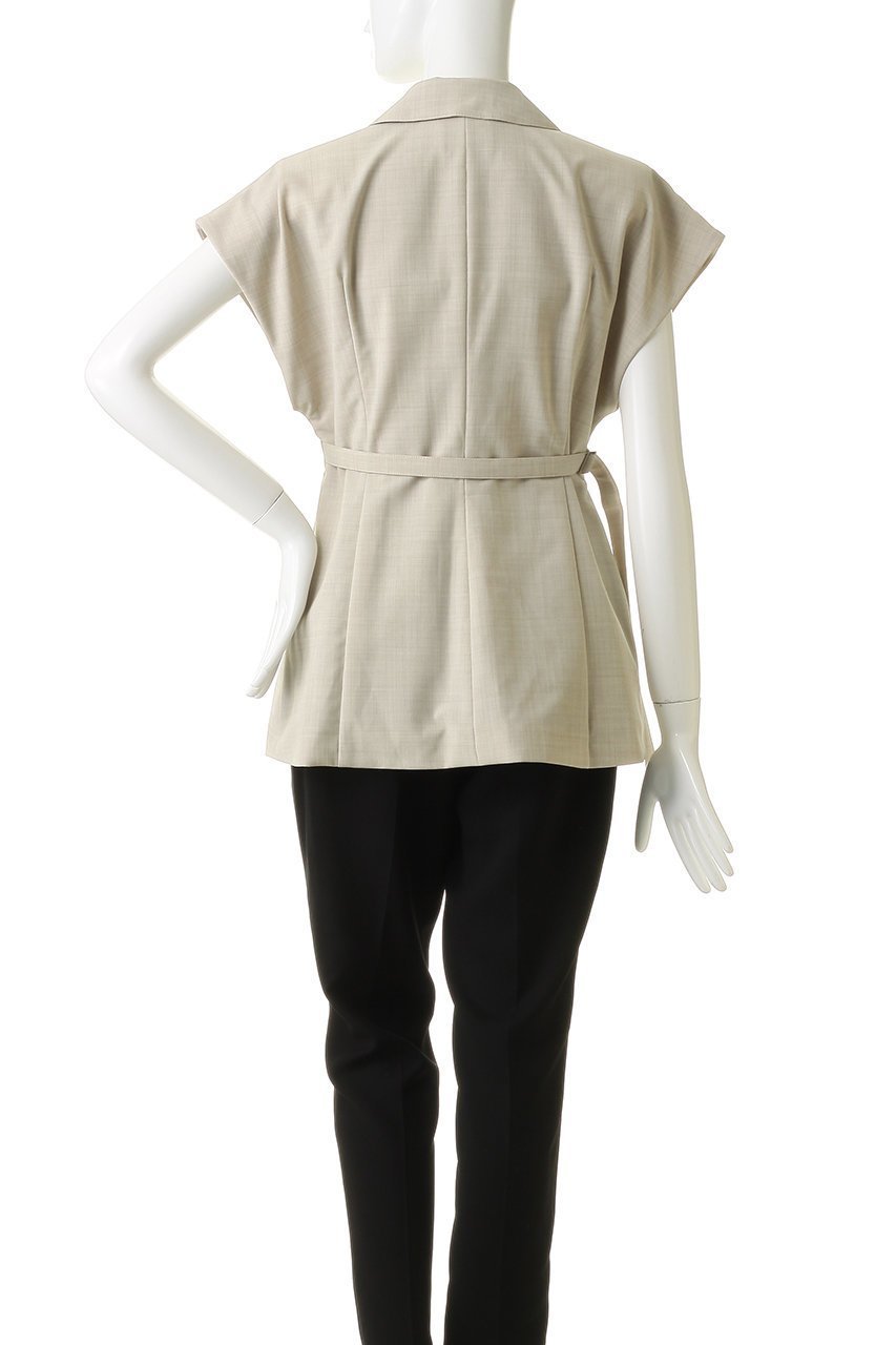 【ヴェニカ/Venica】のJeanne Power sholder shape jacket 人気、トレンドファッション・服の通販 founy(ファニー) 　ファッション　Fashion　レディースファッション　Fashion for Women　アウター　Coat / Outerwear Collection　レディースジャケット・軽アウター　Jackets　シェイプ　Shape, Slim Fit　ショルダー　Shoulder, Shoulder Strap　ジャケット　Jacket, Outerwear　フォルム　Silhouette, Form　ベスト　Vest, Waistcoat　マニッシュ　Mannish, Boyish　夏　Summer　新作・新入荷　New Arrivals / New In　春　Spring　S/S・春夏　SS, Spring/Summer, Warm Season　other-4|ID: prp329100004910351 ipo3291000000036785818