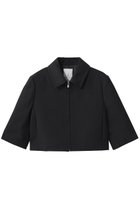 【ジェイドット/j.】のリネンタッチ コンパクトジャケット ブラック|ID:prp329100004910353