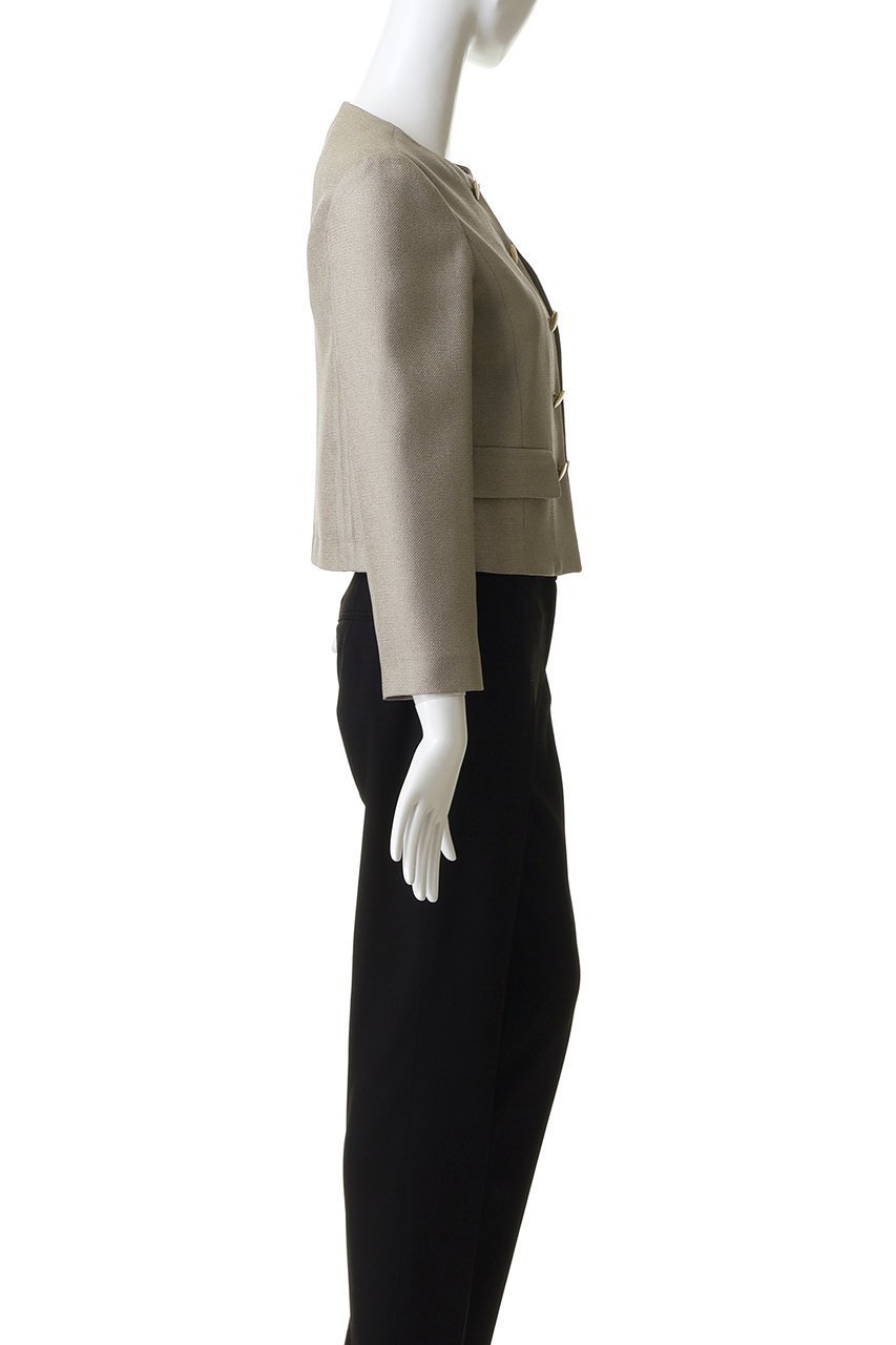 【アナイ/ANAYI】のバスケットノーカラーダブルジャケット 人気、トレンドファッション・服の通販 founy(ファニー) 　ファッション　Fashion　レディースファッション　Fashion for Women　アウター　Coat / Outerwear Collection　レディースジャケット・軽アウター　Jackets　エレガント 上品　Elegant　オケージョン　Occasion Wear　ジャケット　Jacket, Outerwear　バスケット　Basket, Basket Bag　パーティ　Party, Party Style　新作・新入荷　New Arrivals / New In　other-3|ID: prp329100004910355 ipo3291000000036785852