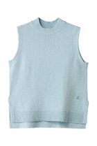 【ランバン オン ブルー/LANVIN en Bleu】のメランジノースリーブニット ブルー|ID:prp329100004910361