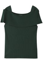 【ティアラ/Tiara】のオフショルダーリブニット グリーン|ID: prp329100004910363 ipo3291000000036785914