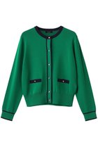 【アルアバイル/allureville】のハイショクポケットクルーカーディガン A グリーン|ID: prp329100004910369 ipo3291000000036786009