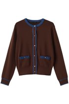【アルアバイル/allureville】のハイショクポケットクルーカーディガン A ブラウン|ID: prp329100004910369 ipo3291000000037287318