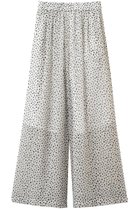 【ジェイドット/j.】のプリントジョーゼット ワイドパンツ ホワイト|ID: prp329100004910371 ipo3291000000036786025