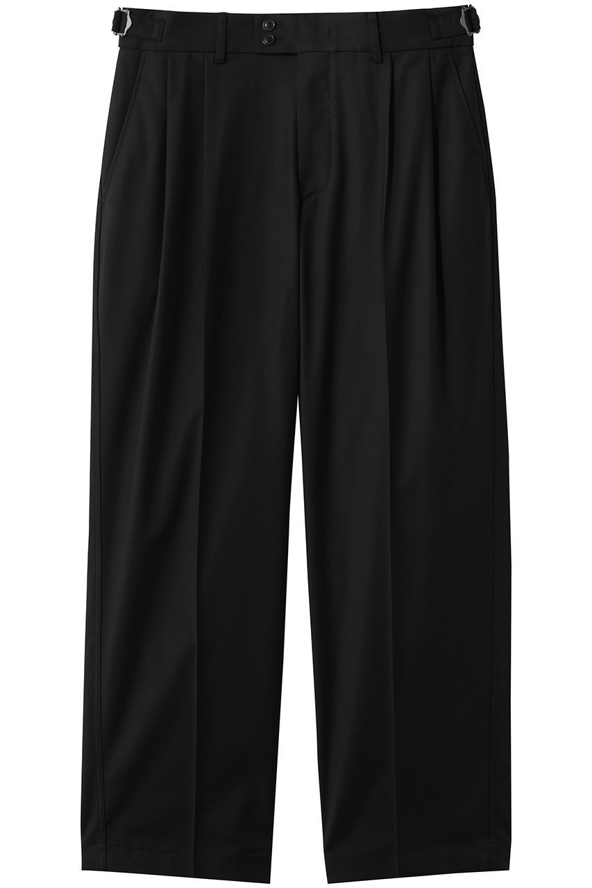 【その他のブランド/Other】の【UNISEX】Santiago Slacks Flexible 32L インテリア・キッズ・メンズ・レディースファッション・服の通販 founy(ファニー) 　ファッション　Fashion　レディースファッション　Fashion for Women　パンツ　Pants & Trousers　ユニセックス　Unisex, Genderless　スラックス　Slacks, Dress Pants　リラックス　Relax, Relaxed Fit　ワイド　Wide, Wide Fit　定番　Standard, Basic Item　新作・新入荷　New Arrivals / New In　BLACK|ID: prp329100004910380 ipo3291000000036786094