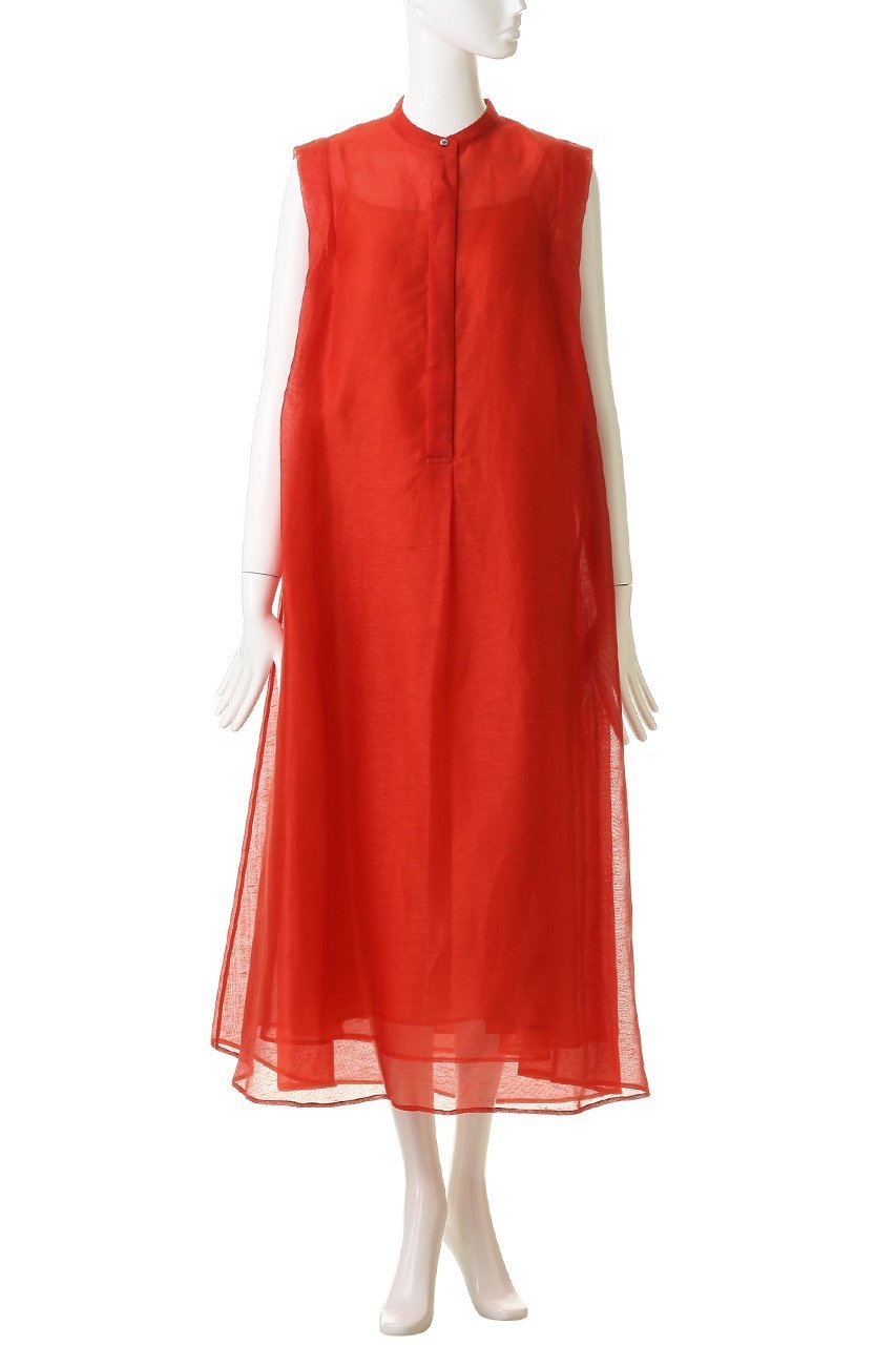 【エブール/ebure】のリネンシルクシアー オーガンジーワンピース 人気、トレンドファッション・服の通販 founy(ファニー) 　ファッション　Fashion　レディースファッション　Fashion for Women　ワンピース　Dresses　チュニック　Tunic Tops & Dresses　エレガント 上品　Elegant　オーガンジー　Organza Fabric　サンダル　Sandals, Summer Shoes　シューズ　Shoes, Footwear　シルク　Silk, 100% Silk　スキッパー　Skipper, Open Collar　スニーカー　Sneakers, Trainers　チュニック　Tunic, Long Top　フラット　Flat, Flat Shoes　リネン　Linen, Linen Fabric　ロング　Long, Long-Length　新作・新入荷　New Arrivals / New In　other-2|ID: prp329100004910445 ipo3291000000036790050