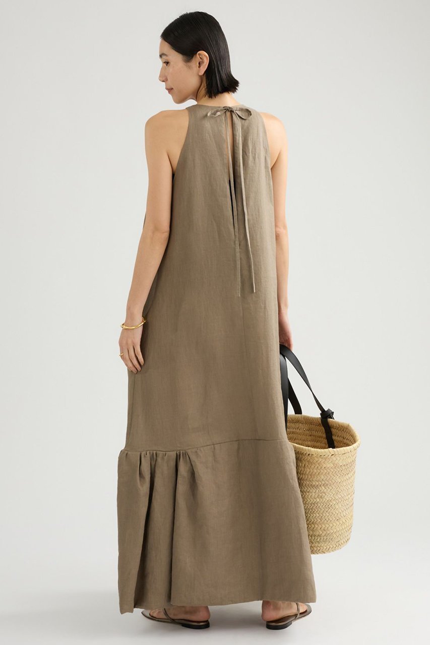 【カオス/Chaos】のチャンパカワンピース 人気、トレンドファッション・服の通販 founy(ファニー) 　ファッション　Fashion　レディースファッション　Fashion for Women　ワンピース　Dresses　チュニック　Tunic Tops & Dresses　チュニック　Tunic, Long Top　リネン　Linen, Linen Fabric　リボン　Ribbon, Bow　ロング　Long, Long-Length　吸水　Absorbent, Quick-Dry　夏　Summer　新作・新入荷　New Arrivals / New In　other-4|ID: prp329100004910446 ipo3291000000036790065