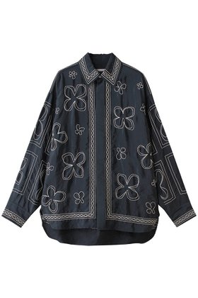 【マルティニーク/martinique】の【CURRENTAGE】エンブロイダリーブラウス 人気、トレンドファッション・服の通販 founy(ファニー) ファッション Fashion レディースファッション Fashion for Women トップス・カットソー Cut & Sew Tops シャツ・ブラウス・オフィスカジュアル Elegant Blouses & Button-Ups シンプル Simple, Minimal スリーブ Sleeve, Long Sleeve / Short Sleeve ハンド Hand, Handmade フラワー Flower, Floral モノトーン Monotone, Black and White ロング Long, Long-Length 夏 Summer 新作・新入荷 New Arrivals / New In |ID:prp329100004910452