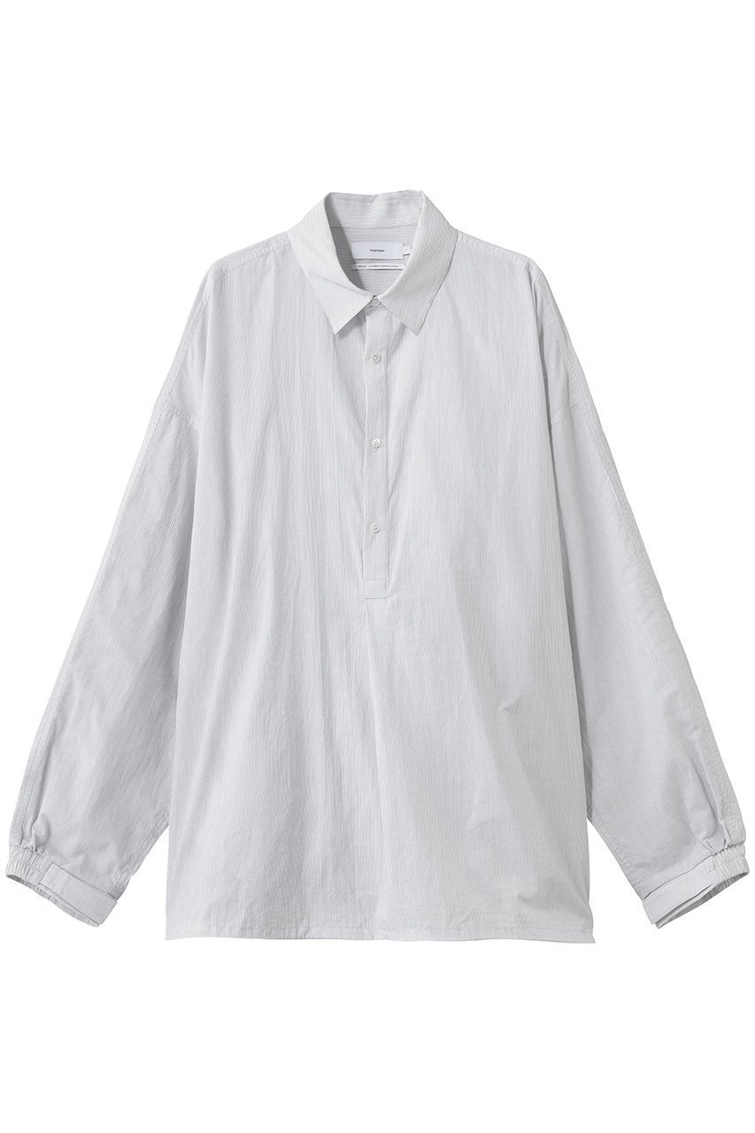 【グラフペーパー/Graphpaper】の【UNISEX】Seersucker Pullover Shirt インテリア・キッズ・メンズ・レディースファッション・服の通販 founy(ファニー) 　ファッション　Fashion　レディースファッション　Fashion for Women　トップス・カットソー　Cut & Sew Tops　シャツ・ブラウス・オフィスカジュアル　Elegant Blouses & Button-Ups　カジュアルプルオーバー・ニットトップス　Pullovers & Knit Tops / Casual Pullovers　ユニセックス　Unisex, Genderless　スポーティ　Sporty, Casual Athletic　スリーブ　Sleeve, Long Sleeve / Short Sleeve　フォルム　Silhouette, Form　ロング　Long, Long-Length　夏　Summer　新作・新入荷　New Arrivals / New In　WHITE|ID: prp329100004910453 ipo3291000000036790116