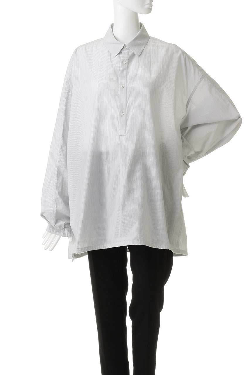 【グラフペーパー/Graphpaper】の【UNISEX】Seersucker Pullover Shirt 人気、トレンドファッション・服の通販 founy(ファニー) 　ファッション　Fashion　レディースファッション　Fashion for Women　トップス・カットソー　Cut & Sew Tops　シャツ・ブラウス・オフィスカジュアル　Elegant Blouses & Button-Ups　カジュアルプルオーバー・ニットトップス　Pullovers & Knit Tops / Casual Pullovers　ユニセックス　Unisex, Genderless　スポーティ　Sporty, Casual Athletic　スリーブ　Sleeve, Long Sleeve / Short Sleeve　フォルム　Silhouette, Form　ロング　Long, Long-Length　夏　Summer　新作・新入荷　New Arrivals / New In　other-2|ID: prp329100004910453 ipo3291000000036790117