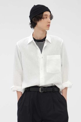 【その他のブランド/Other】のSHIRTING LINEN SHIRT 人気、トレンドファッション・服の通販 founy(ファニー) ファッション Fashion レディースファッション Fashion for Women トップス・カットソー Cut & Sew Tops シャツ・ブラウス・オフィスカジュアル Elegant Blouses & Button-Ups なめらか Smooth, Silky Texture コレクション Collection, Seasonal Line シンプル Simple, Minimal スリーブ Sleeve, Long Sleeve / Short Sleeve フランス France, French リネン Linen, Linen Fabric ロング Long, Long-Length 夏 Summer 定番 Standard, Basic Item 新作・新入荷 New Arrivals / New In 春 Spring S/S・春夏 SS, Spring/Summer, Warm Season |ID:prp329100004910456