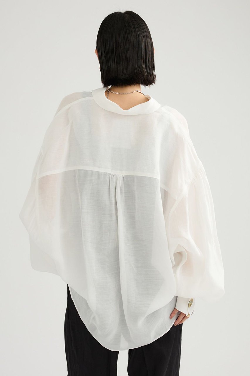 【カオス/Chaos】のランフォートブラウス 人気、トレンドファッション・服の通販 founy(ファニー) 　ファッション　Fashion　レディースファッション　Fashion for Women　トップス・カットソー　Cut & Sew Tops　シャツ・ブラウス・オフィスカジュアル　Elegant Blouses & Button-Ups　スリーブ　Sleeve, Long Sleeve / Short Sleeve　フォルム　Silhouette, Form　ロング　Long, Long-Length　新作・新入荷　New Arrivals / New In　other-4|ID: prp329100004910460 ipo3291000000036790169