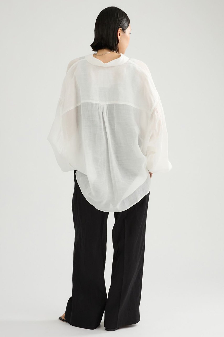 【カオス/Chaos】のランフォートブラウス 人気、トレンドファッション・服の通販 founy(ファニー) 　ファッション　Fashion　レディースファッション　Fashion for Women　トップス・カットソー　Cut & Sew Tops　シャツ・ブラウス・オフィスカジュアル　Elegant Blouses & Button-Ups　スリーブ　Sleeve, Long Sleeve / Short Sleeve　フォルム　Silhouette, Form　ロング　Long, Long-Length　新作・新入荷　New Arrivals / New In　other-7|ID: prp329100004910460 ipo3291000000036790176