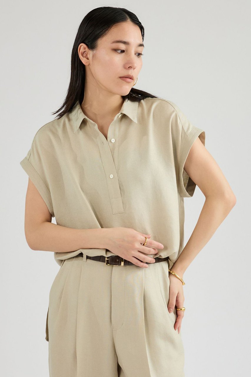 【カオス/Chaos】のアイアスロータシャツ 人気、トレンドファッション・服の通販 founy(ファニー) 　ファッション　Fashion　レディースファッション　Fashion for Women　トップス・カットソー　Cut & Sew Tops　シャツ・ブラウス・オフィスカジュアル　Elegant Blouses & Button-Ups　ショート　Short, Short Length　スリーブ　Sleeve, Long Sleeve / Short Sleeve　エレガント 上品　Elegant　夏　Summer　新作・新入荷　New Arrivals / New In　other-2|ID: prp329100004910462 ipo3291000000036790181