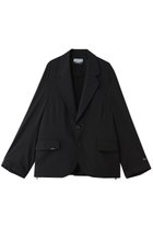 【メゾンスペシャル/MAISON SPECIAL】の【UNISEX】PERTEX シングル2B テーラードJKT 人気、トレンドファッション・服の通販 founy(ファニー) ファッション Fashion レディースファッション Fashion for Women アウター Coat / Outerwear Collection レディースジャケット・軽アウター Jackets ユニセックス Unisex, Genderless ジップ Zip, Zipper ジャケット Jacket, Outerwear ストレッチ Stretch, Stretchy Fabric スリット Slit, Slit Detail テーラード Tailored, Tailored Fit 新作・新入荷 New Arrivals / New In thumbnail BLK(ブラック)|ID: prp329100004910474 ipo3291000000036790278