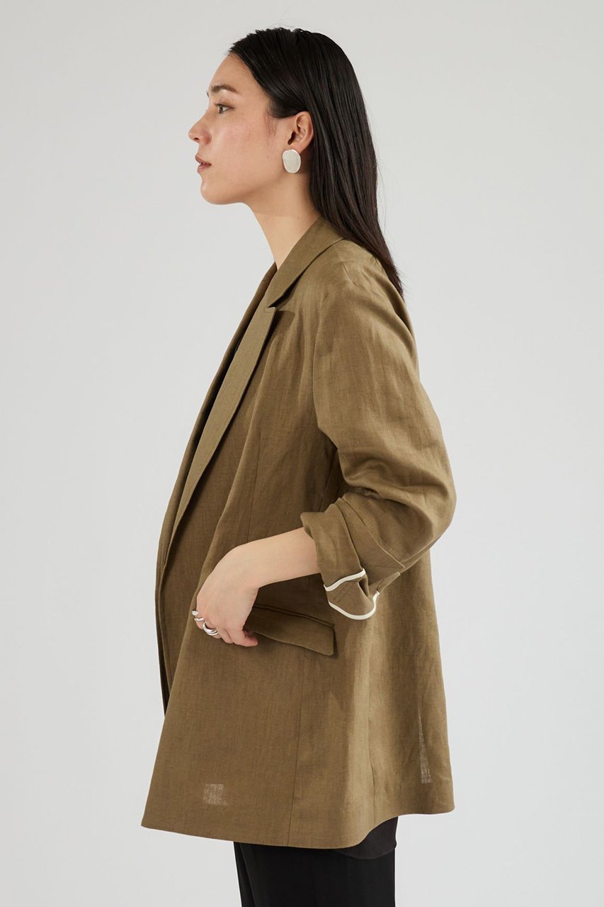 【カオス/Chaos】のアガサチャンパカジャケット 人気、トレンドファッション・服の通販 founy(ファニー) 　ファッション　Fashion　レディースファッション　Fashion for Women　アウター　Coat / Outerwear Collection　レディースジャケット・軽アウター　Jackets　おすすめ　Recommended / Our Picks　キャンバス　Canvas, Canvas Fabric　ジャケット　Jacket, Outerwear　セットアップ　Set-Up, Coordinated Outfit　ダブル　Double, Double-Breasted　フランス　France, French　フレンチ　French, French Style　ポケット　Pocket, Pocket Detail　リネン　Linen, Linen Fabric　ワッシャー　Washer, Crinkled Finish　吸水　Absorbent, Quick-Dry　夏　Summer　新作・新入荷　New Arrivals / New In　other-3|ID: prp329100004910478 ipo3291000000036790322