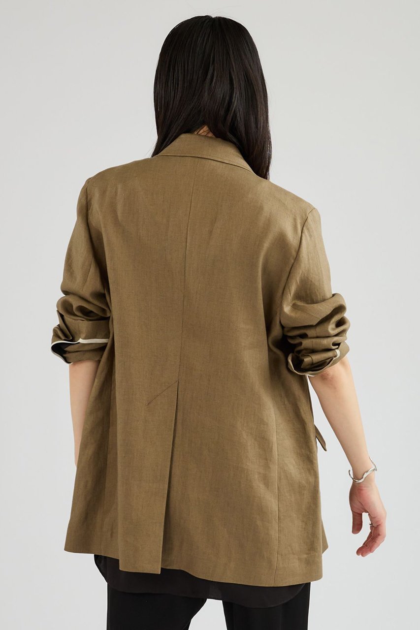 【カオス/Chaos】のアガサチャンパカジャケット 人気、トレンドファッション・服の通販 founy(ファニー) 　ファッション　Fashion　レディースファッション　Fashion for Women　アウター　Coat / Outerwear Collection　レディースジャケット・軽アウター　Jackets　おすすめ　Recommended / Our Picks　キャンバス　Canvas, Canvas Fabric　ジャケット　Jacket, Outerwear　セットアップ　Set-Up, Coordinated Outfit　ダブル　Double, Double-Breasted　フランス　France, French　フレンチ　French, French Style　ポケット　Pocket, Pocket Detail　リネン　Linen, Linen Fabric　ワッシャー　Washer, Crinkled Finish　吸水　Absorbent, Quick-Dry　夏　Summer　新作・新入荷　New Arrivals / New In　other-4|ID: prp329100004910478 ipo3291000000036790324