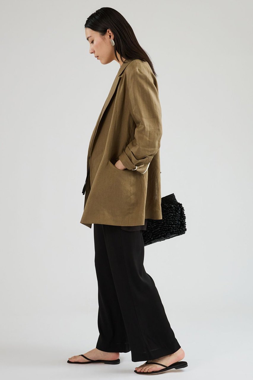 【カオス/Chaos】のアガサチャンパカジャケット 人気、トレンドファッション・服の通販 founy(ファニー) 　ファッション　Fashion　レディースファッション　Fashion for Women　アウター　Coat / Outerwear Collection　レディースジャケット・軽アウター　Jackets　おすすめ　Recommended / Our Picks　キャンバス　Canvas, Canvas Fabric　ジャケット　Jacket, Outerwear　セットアップ　Set-Up, Coordinated Outfit　ダブル　Double, Double-Breasted　フランス　France, French　フレンチ　French, French Style　ポケット　Pocket, Pocket Detail　リネン　Linen, Linen Fabric　ワッシャー　Washer, Crinkled Finish　吸水　Absorbent, Quick-Dry　夏　Summer　新作・新入荷　New Arrivals / New In　other-6|ID: prp329100004910478 ipo3291000000036790328