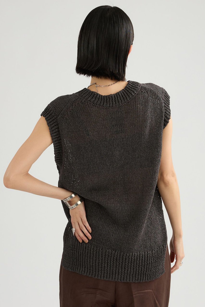 【カオス/Chaos】のフィラージニットベスト 人気、トレンドファッション・服の通販 founy(ファニー) 　ファッション　Fashion　レディースファッション　Fashion for Women　トップス・カットソー　Cut & Sew Tops　ニット　Knit Tops & Sweaters　ベスト&ジレ / 重ね着スタイル　Vests & Gilets　カジュアルプルオーバー・ニットトップス　Pullovers & Knit Tops / Casual Pullovers　カットソー　Cut and Sewn Top　スリット　Slit, Slit Detail　ベスト　Vest, Waistcoat　吸水　Absorbent, Quick-Dry　夏　Summer　新作・新入荷　New Arrivals / New In　other-4|ID: prp329100004910479 ipo3291000000036790343