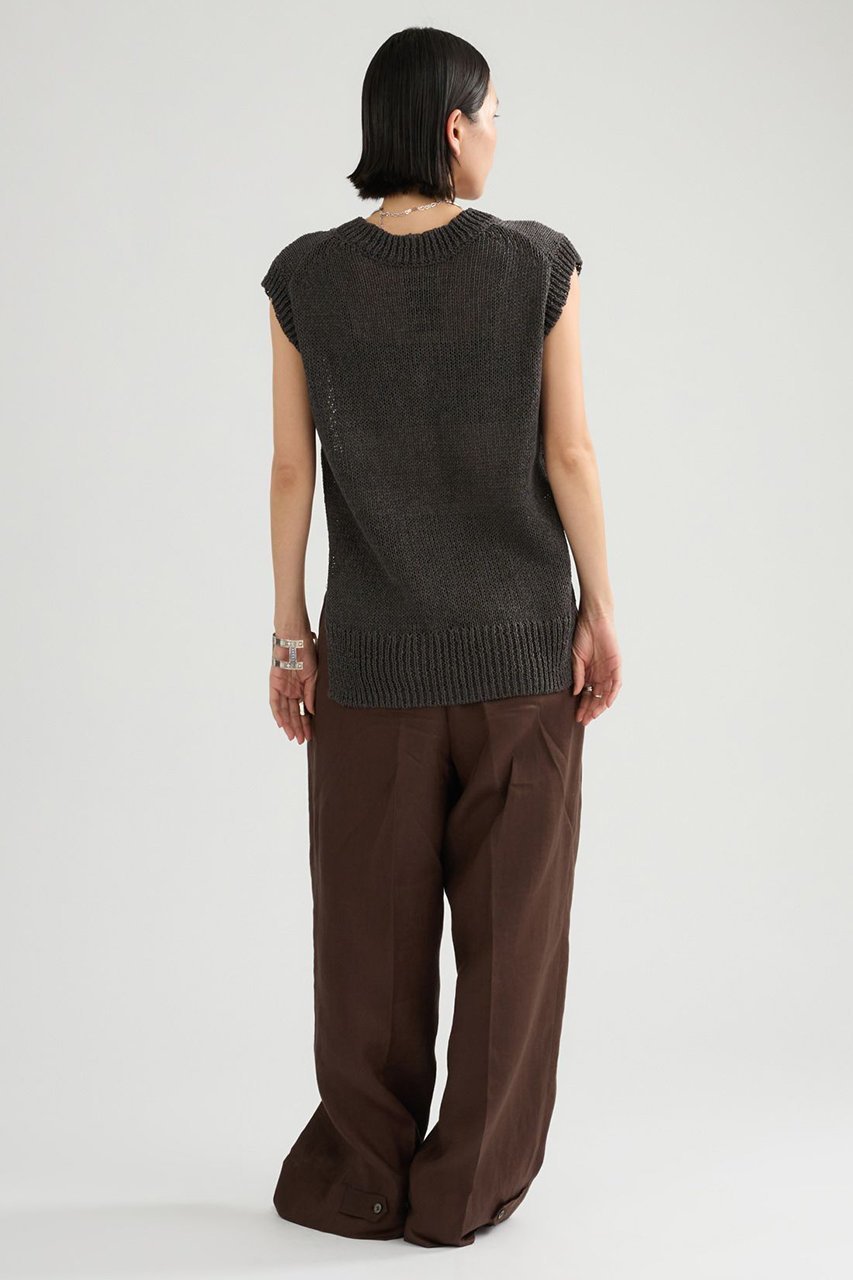 【カオス/Chaos】のフィラージニットベスト 人気、トレンドファッション・服の通販 founy(ファニー) 　ファッション　Fashion　レディースファッション　Fashion for Women　トップス・カットソー　Cut & Sew Tops　ニット　Knit Tops & Sweaters　ベスト&ジレ / 重ね着スタイル　Vests & Gilets　カジュアルプルオーバー・ニットトップス　Pullovers & Knit Tops / Casual Pullovers　カットソー　Cut and Sewn Top　スリット　Slit, Slit Detail　ベスト　Vest, Waistcoat　吸水　Absorbent, Quick-Dry　夏　Summer　新作・新入荷　New Arrivals / New In　other-7|ID: prp329100004910479 ipo3291000000036790346