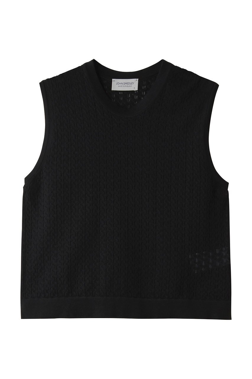 【マルティニーク/martinique】の【JOHN SMEDLEY】ニット インテリア・キッズ・メンズ・レディースファッション・服の通販 founy(ファニー) 　ファッション　Fashion　レディースファッション　Fashion for Women　トップス・カットソー　Cut & Sew Tops　ニット　Knit Tops & Sweaters　カジュアルプルオーバー・ニットトップス　Pullovers & Knit Tops / Casual Pullovers　なめらか　Smooth, Silky Texture　シンプル　Simple, Minimal　ビジネス 仕事 通勤　Business / Work / Commuting　新作・新入荷　New Arrivals / New In　ブラック|ID: prp329100004910483 ipo3291000000036790363