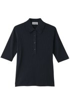 【マルティニーク/martinique】の【JOHN SMEDLEY】リブ編みニット ネイビー|ID: prp329100004910485 ipo3291000000036790380