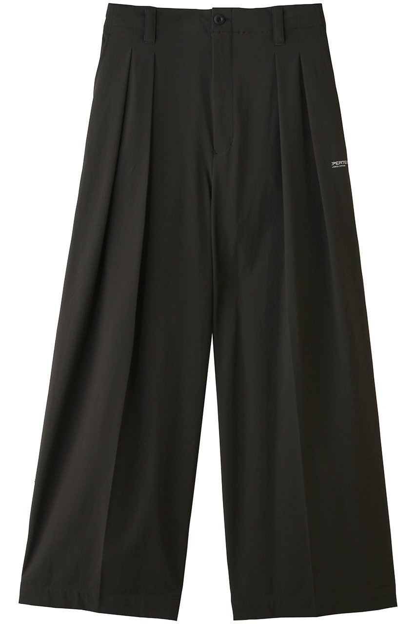 【メゾンスペシャル/MAISON SPECIAL】の【UNISEX】PERTEX ツータックスラックス インテリア・キッズ・メンズ・レディースファッション・服の通販 founy(ファニー) 　ファッション　Fashion　レディースファッション　Fashion for Women　パンツ　Pants & Trousers　ユニセックス　Unisex, Genderless　ストレッチ　Stretch, Stretchy Fabric　ワイド　Wide, Wide Fit　新作・新入荷　New Arrivals / New In　C.GRY(チャコールグレー)|ID: prp329100004910491 ipo3291000000036790447