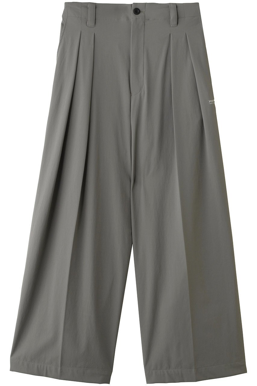 【メゾンスペシャル/MAISON SPECIAL】の【UNISEX】PERTEX ツータックスラックス インテリア・キッズ・メンズ・レディースファッション・服の通販 founy(ファニー) 　ファッション　Fashion　レディースファッション　Fashion for Women　パンツ　Pants & Trousers　ユニセックス　Unisex, Genderless　ストレッチ　Stretch, Stretchy Fabric　ワイド　Wide, Wide Fit　新作・新入荷　New Arrivals / New In　GRY(グレー)|ID: prp329100004910491 ipo3291000000036790448