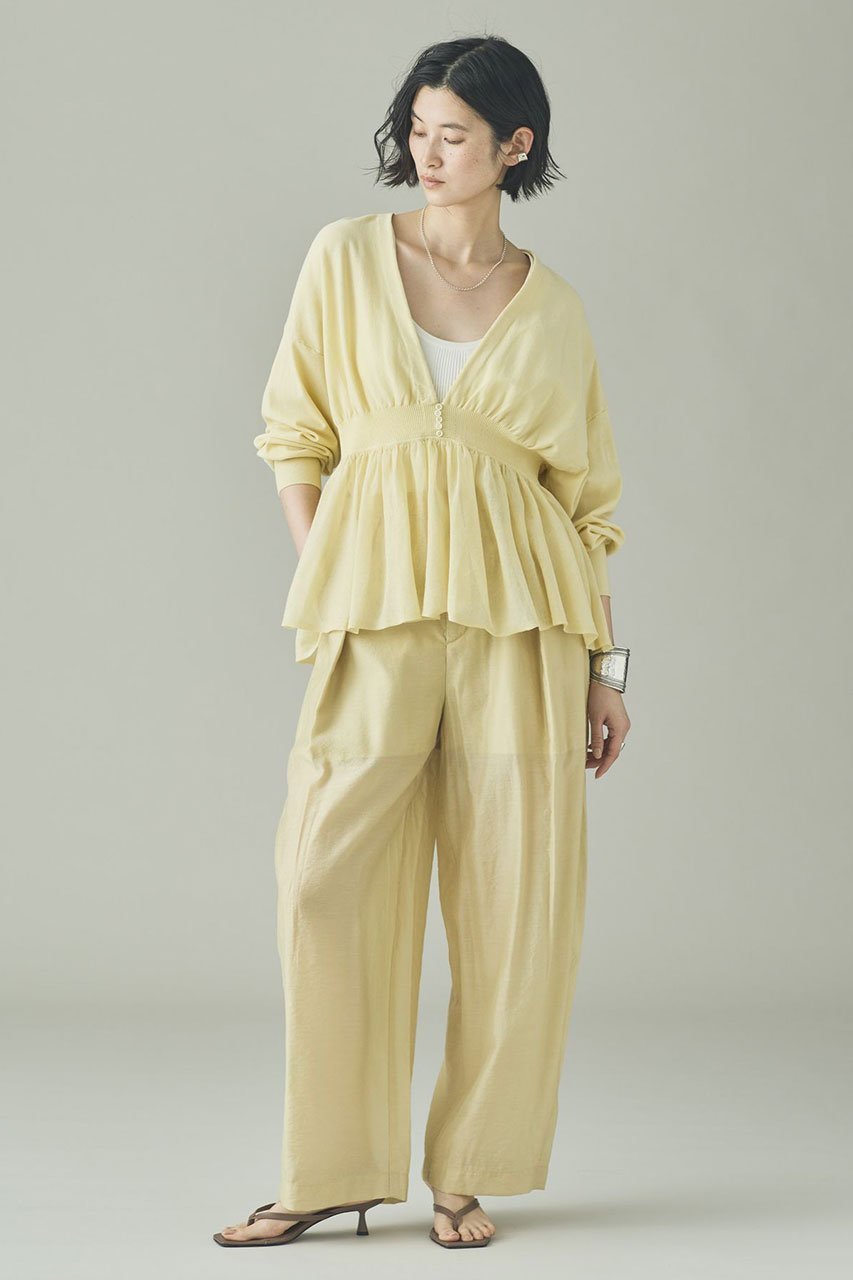 【カレンソロジー/Curensology】のシルクブレンドシアーパンツ 人気、トレンドファッション・服の通販 founy(ファニー) 　ファッション　Fashion　レディースファッション　Fashion for Women　パンツ　Pants & Trousers　オーガンジー　Organza Fabric　キュプラ　Cupro, Eco Fabric　シアー　Sheer, See-Through　シルク　Silk, 100% Silk　なめらか　Smooth, Silky Texture　ワイド　Wide, Wide Fit　夏　Summer　エレガント 上品　Elegant　新作・新入荷　New Arrivals / New In　other-5|ID: prp329100004910492 ipo3291000000036790463