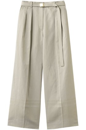 【エブール/ebure】のコットンリネンジャカード バックゴムワイドパンツ 人気、トレンドファッション・服の通販 founy(ファニー) ファッション Fashion レディースファッション Fashion for Women パンツ Pants & Trousers バッグ Bags シルケット Silket, Silky Cotton シンプル Simple, Minimal ジャカード／ジャガード Jacquard, Woven Pattern ストレート Straight, Straight Cut デスク Desk, Work Desk フィット Fit, Slim Fit ワイド Wide, Wide Fit ワーク Workwear, Utility Style エレガント 上品 Elegant 新作・新入荷 New Arrivals / New In |ID:prp329100004910493