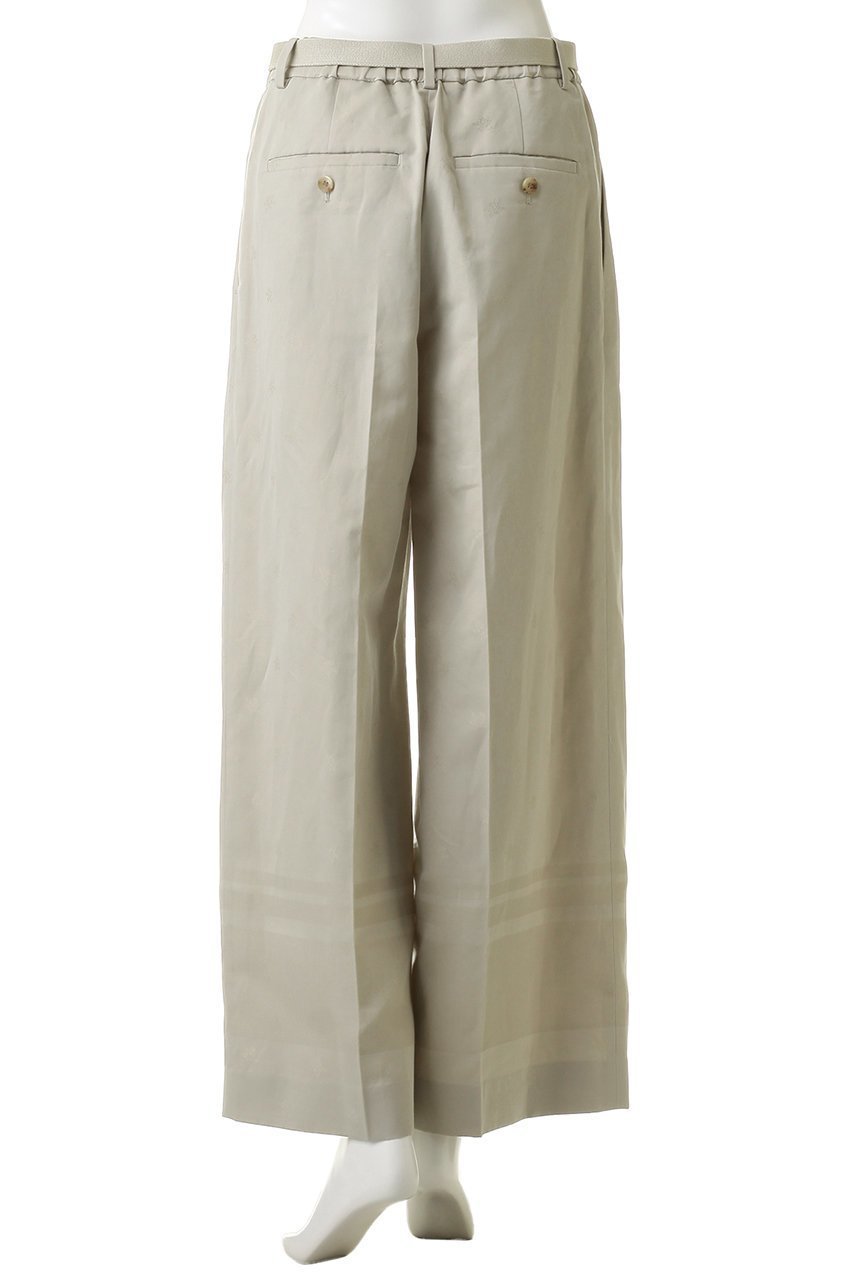 【エブール/ebure】のコットンリネンジャカード バックゴムワイドパンツ 人気、トレンドファッション・服の通販 founy(ファニー) 　ファッション　Fashion　レディースファッション　Fashion for Women　パンツ　Pants & Trousers　バッグ　Bags　シルケット　Silket, Silky Cotton　シンプル　Simple, Minimal　ジャカード／ジャガード　Jacquard, Woven Pattern　ストレート　Straight, Straight Cut　デスク　Desk, Work Desk　フィット　Fit, Slim Fit　ワイド　Wide, Wide Fit　ワーク　Workwear, Utility Style　エレガント 上品　Elegant　新作・新入荷　New Arrivals / New In　other-4|ID: prp329100004910493 ipo3291000000036790473