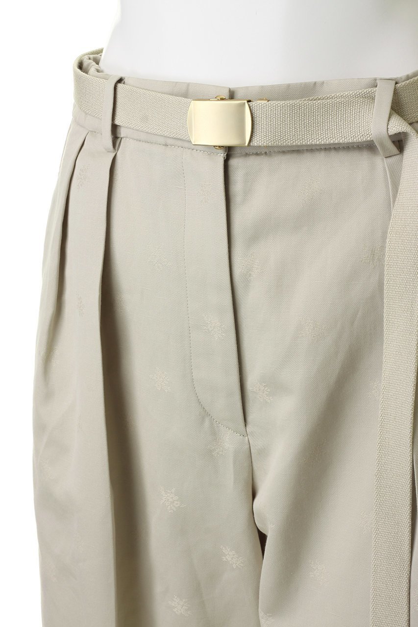 【エブール/ebure】のコットンリネンジャカード バックゴムワイドパンツ 人気、トレンドファッション・服の通販 founy(ファニー) 　ファッション　Fashion　レディースファッション　Fashion for Women　パンツ　Pants & Trousers　バッグ　Bags　シルケット　Silket, Silky Cotton　シンプル　Simple, Minimal　ジャカード／ジャガード　Jacquard, Woven Pattern　ストレート　Straight, Straight Cut　デスク　Desk, Work Desk　フィット　Fit, Slim Fit　ワイド　Wide, Wide Fit　ワーク　Workwear, Utility Style　エレガント 上品　Elegant　新作・新入荷　New Arrivals / New In　other-5|ID: prp329100004910493 ipo3291000000036790474