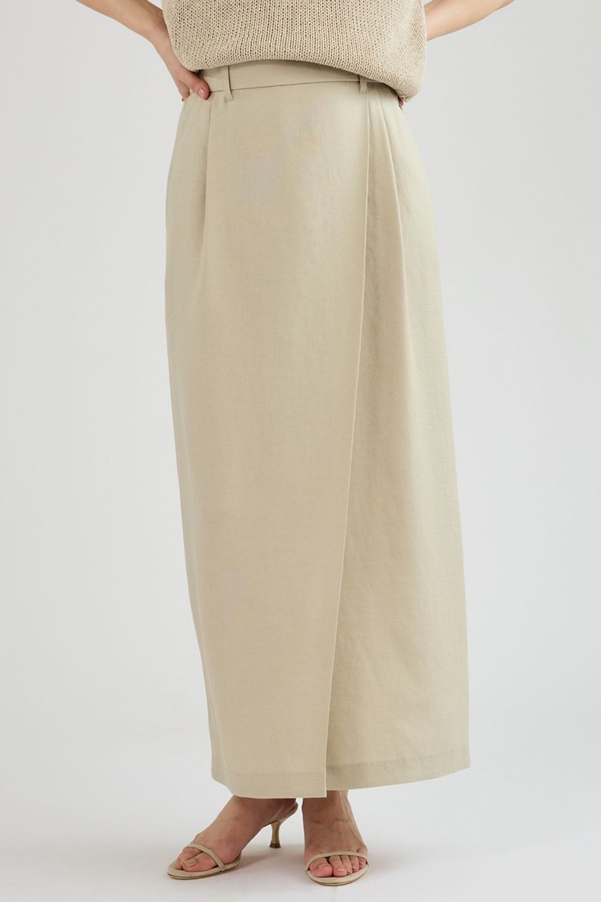 【カオス/Chaos】のアイアスロータスカート インテリア・キッズ・メンズ・レディースファッション・服の通販 founy(ファニー) 　ファッション　Fashion　レディースファッション　Fashion for Women　スカート　Skirts　ロングスカート　Long Skirts / Maxi & Midi Skirts　ギャザー　Gathered, Ruffled　スリット　Slit, Slit Detail　フロント　Front, Front Design　ロング　Long, Long-Length　エレガント 上品　Elegant　夏　Summer　定番　Standard, Basic Item　新作・新入荷　New Arrivals / New In　ベージュ|ID: prp329100004910499 ipo3291000000036790531