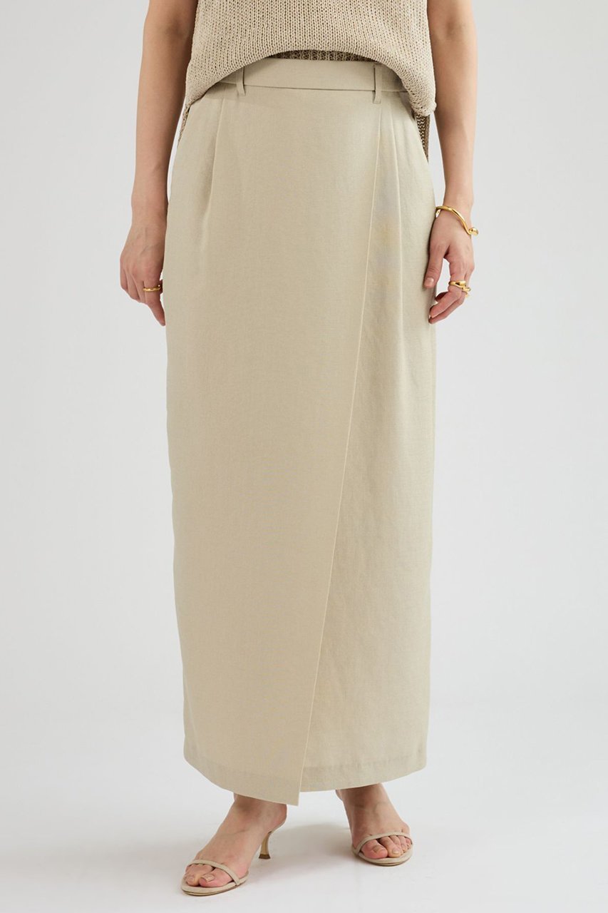 【カオス/Chaos】のアイアスロータスカート 人気、トレンドファッション・服の通販 founy(ファニー) 　ファッション　Fashion　レディースファッション　Fashion for Women　スカート　Skirts　ロングスカート　Long Skirts / Maxi & Midi Skirts　ギャザー　Gathered, Ruffled　スリット　Slit, Slit Detail　フロント　Front, Front Design　ロング　Long, Long-Length　エレガント 上品　Elegant　夏　Summer　定番　Standard, Basic Item　新作・新入荷　New Arrivals / New In　other-2|ID: prp329100004910499 ipo3291000000036790532