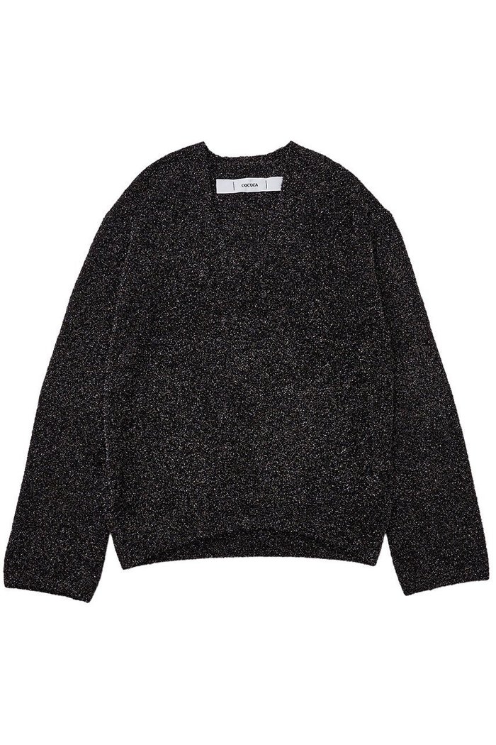 【ザ ストア バイ シー/THE STORE by C】の【COCUCA】ラメフェザーニット インテリア・キッズ・メンズ・レディースファッション・服の通販 founy(ファニー) https://founy.com/ ファッション Fashion レディースファッション Fashion for Women トップス・カットソー Cut & Sew Tops ニット Knit Tops & Sweaters カジュアルプルオーバー・ニットトップス Pullovers & Knit Tops / Casual Pullovers おすすめ Recommended / Our Picks インナー Innerwear ジャケット Jacket, Outerwear フェザー Feather, Feather Detail エレガント 上品 Elegant |ID: prp329100004910512 ipo3291000000036792618