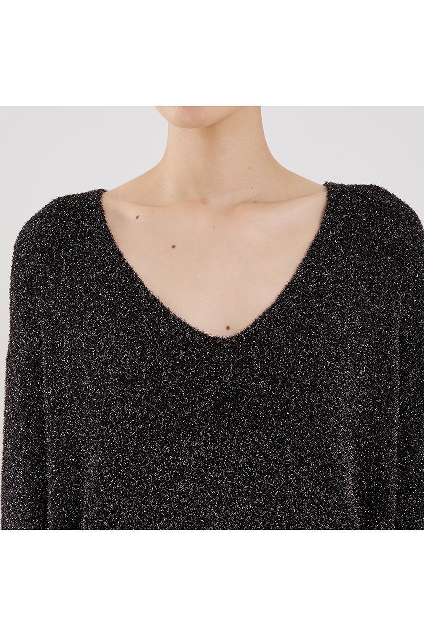 【ザ ストア バイ シー/THE STORE by C】の【COCUCA】ラメフェザーニット 人気、トレンドファッション・服の通販 founy(ファニー) 　ファッション　Fashion　レディースファッション　Fashion for Women　トップス・カットソー　Cut & Sew Tops　ニット　Knit Tops & Sweaters　カジュアルプルオーバー・ニットトップス　Pullovers & Knit Tops / Casual Pullovers　おすすめ　Recommended / Our Picks　インナー　Innerwear　ジャケット　Jacket, Outerwear　フェザー　Feather, Feather Detail　エレガント 上品　Elegant　other-8|ID: prp329100004910512 ipo3291000000036792626