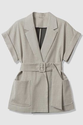 【アナイ/ANAYI】 【セットアップ対象商品】モノトーンドットジャガードベルテッド ジャケット人気、トレンドファッション・服の通販 founy(ファニー) ファッション Fashion レディースファッション Fashion for Women アウター Coat / Outerwear Collection レディースジャケット・軽アウター Jackets インナー Innerwear カットソー Cut and Sewn Top ジャカード／ジャガード Jacquard, Woven Pattern ジャケット Jacket, Outerwear ストレッチ Stretch, Stretchy Fabric スリーブ Sleeve, Long Sleeve / Short Sleeve セットアップ Set-Up, Coordinated Outfit デコルテ Décolleté, Neckline ハーフ Half, Half-Length 新作・新入荷 New Arrivals / New In ビジネス 仕事 通勤 Business / Work / Commuting |ID:prp329100004910513