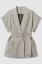 【アナイ/ANAYI】の【セットアップ対象商品】モノトーンドットジャガードベルテッド ジャケット アイボリー|ID: prp329100004910513 ipo3291000000036792635