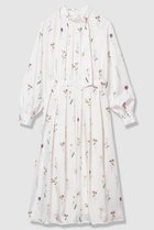 【アナイ/ANAYI】のボタニカルサテンプリントタック ワンピース ホワイト|ID: prp329100004910514 ipo3291000000036792645