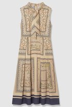 【アナイ/ANAYI】のスカーフプリントボウタイ ワンピース ベージュ|ID: prp329100004910515 ipo3291000000036792656