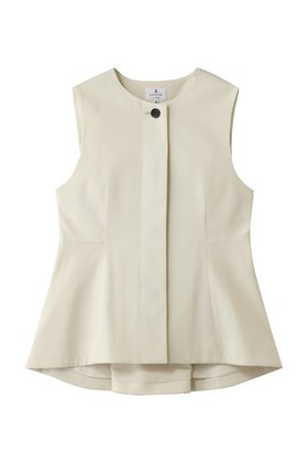 【ランバン オン ブルー/LANVIN en Bleu】 ウールツイルペプラムベスト人気、トレンドファッション・服の通販 founy(ファニー) ファッション Fashion レディースファッション Fashion for Women アウター Coat / Outerwear Collection トップス・カットソー Cut & Sew Tops キャミソール&ノースリーブ Camisoles & Sleeveless Tops シャツ・ブラウス・オフィスカジュアル Elegant Blouses & Button-Ups ベスト&ジレ / 重ね着スタイル Vests & Gilets ノースリーブ Sleeveless, No-Sleeve バランス Balance, Style Balance フレア Flare, Flared ベスト Vest, Waistcoat ペプラム Peplum, Flared Hem マニッシュ Mannish, Boyish |ID:prp329100004910523