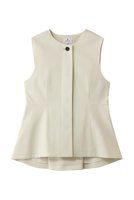 【ランバン オン ブルー/LANVIN en Bleu】のウールツイルペプラムベスト 人気、トレンドファッション・服の通販 founy(ファニー) ファッション Fashion レディースファッション Fashion for Women アウター Coat / Outerwear Collection トップス・カットソー Cut & Sew Tops キャミソール&ノースリーブ Camisoles & Sleeveless Tops シャツ・ブラウス・オフィスカジュアル Elegant Blouses & Button-Ups ベスト&ジレ / 重ね着スタイル Vests & Gilets ノースリーブ Sleeveless, No-Sleeve バランス Balance, Style Balance フレア Flare, Flared ベスト Vest, Waistcoat ペプラム Peplum, Flared Hem マニッシュ Mannish, Boyish |ID:prp329100004910523