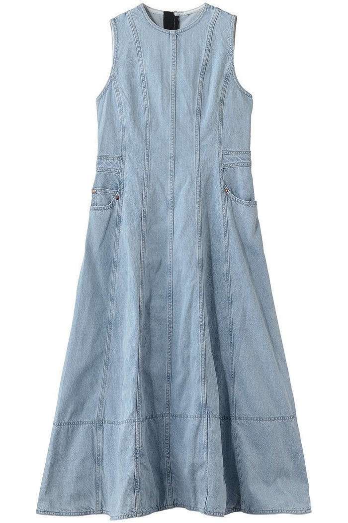 【ランバン オン ブルー/LANVIN en Bleu】のLee×LANVIN en Bleuデニムワンピース インテリア・キッズ・メンズ・レディースファッション・服の通販 founy(ファニー) https://founy.com/ ファッション Fashion レディースファッション Fashion for Women ワンピース Dresses チュニック Tunic Tops & Dresses チュニック Tunic, Long Top デニム Denim, Jeans Material ファブリック Fabric, Textile フレア Flare, Flared ブリーチ Bleach, Washed Finish ポケット Pocket, Pocket Detail ロング Long, Long-Length 再入荷 Restock / Back in Stock エレガント 上品 Elegant |ID: prp329100004910525 ipo3291000000036792745